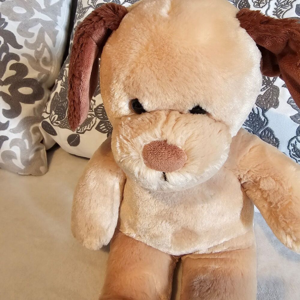 ​Build-A-Bear Playful Pup Stuffed Animal - Tan & Brown Puppy Dog Plush